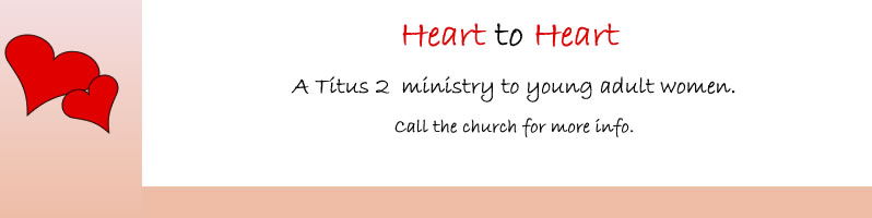 Heart to heart. A Titus 2 ministry for young adult women.